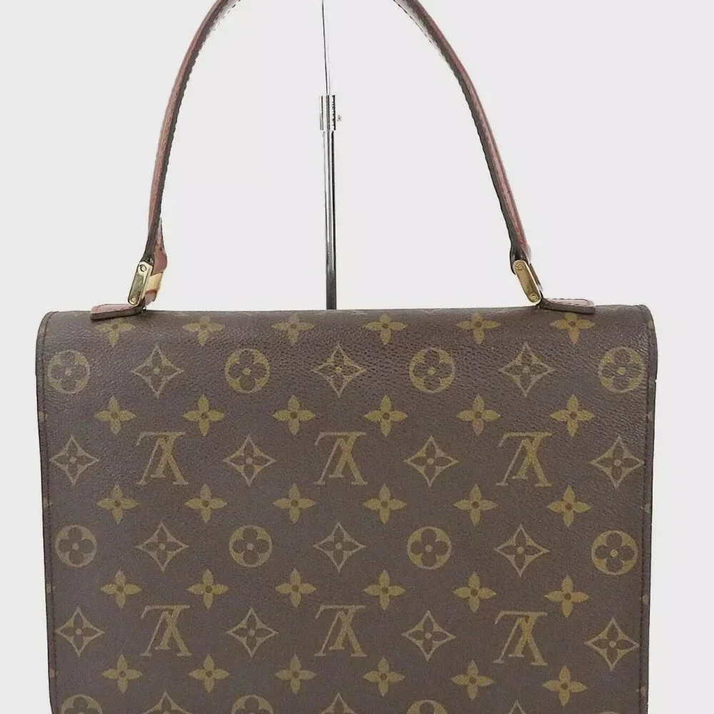 Authentic LOUIS VUITTON Concorde Monogram Business Case Hand Bag